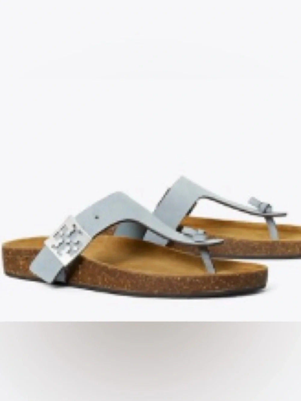 Tory Burch Aria Blue Mellow Thong Sandal/ Size 8.5/ Preloved- Great Condition
